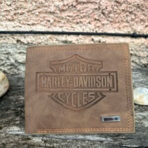 Porte monnaie gravure Harley Davidson