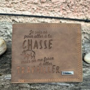 Porte monnaie gravure chasse